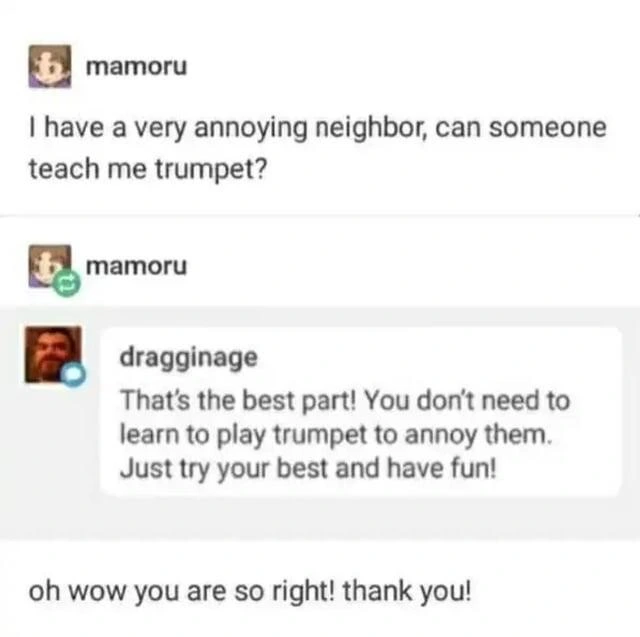 Annoying neighbor