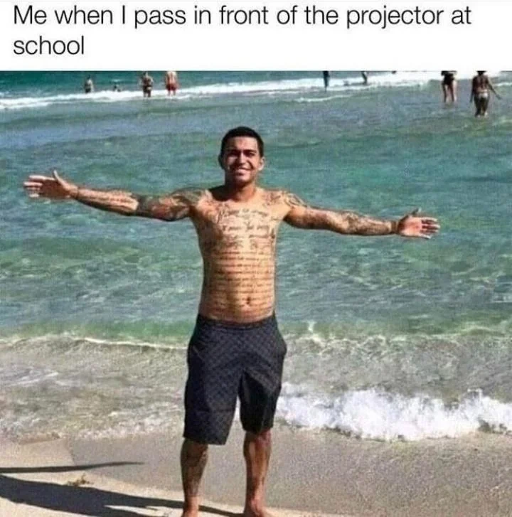 Now I'm the lesson