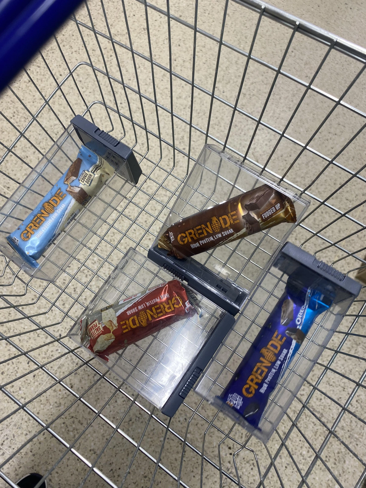 The local supermarket takes protein bar protection. Anyway does anyone know how to open these cases ?