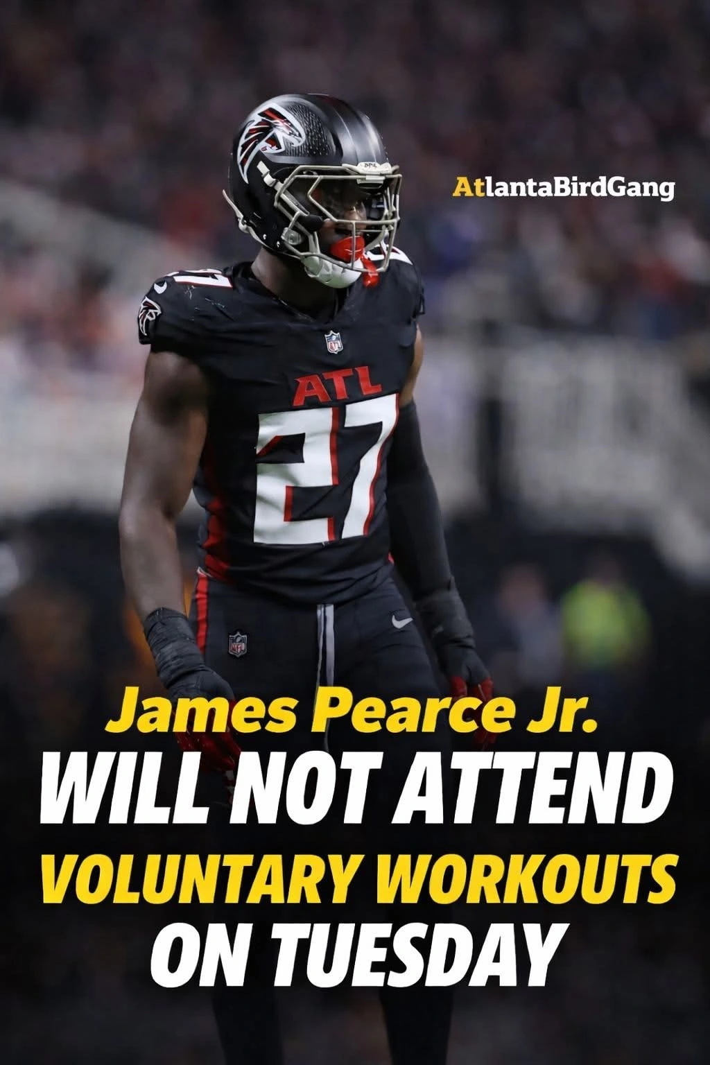 James Pearce Jr. Will Not Attend Voluntary Workouts On Tuesday
