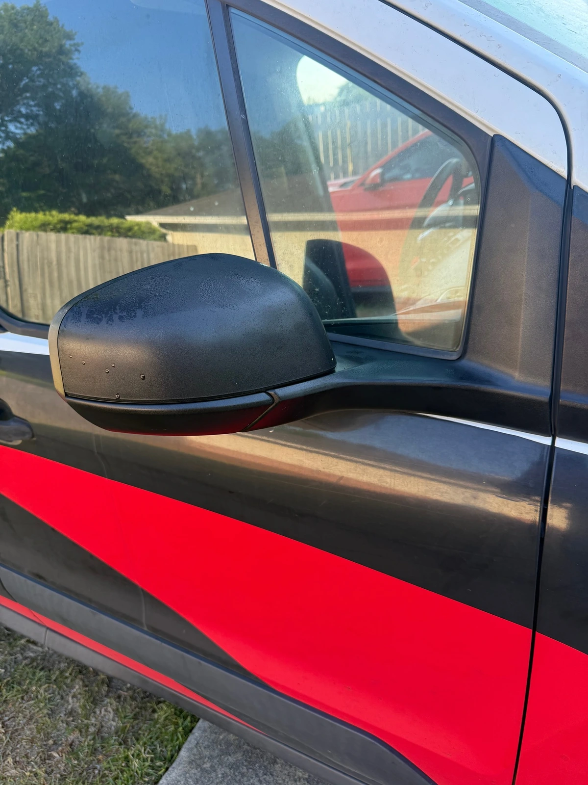 Replaced the passenger mirror on my work vehicle