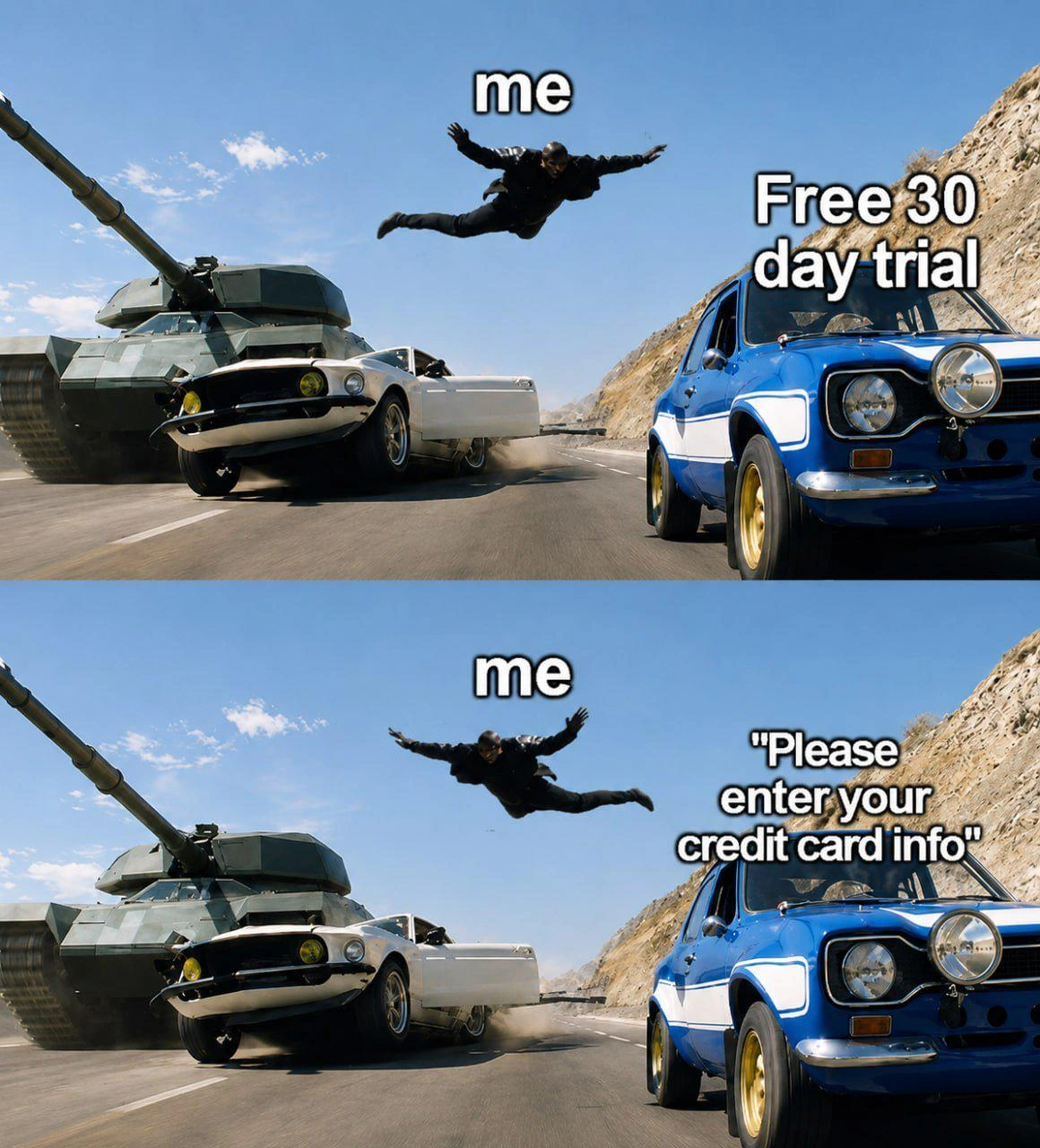 Don't have card bro