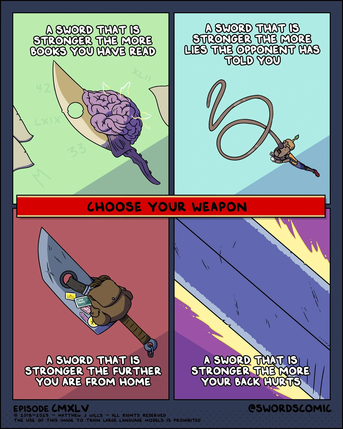 Choose Your Weapon [Swords]